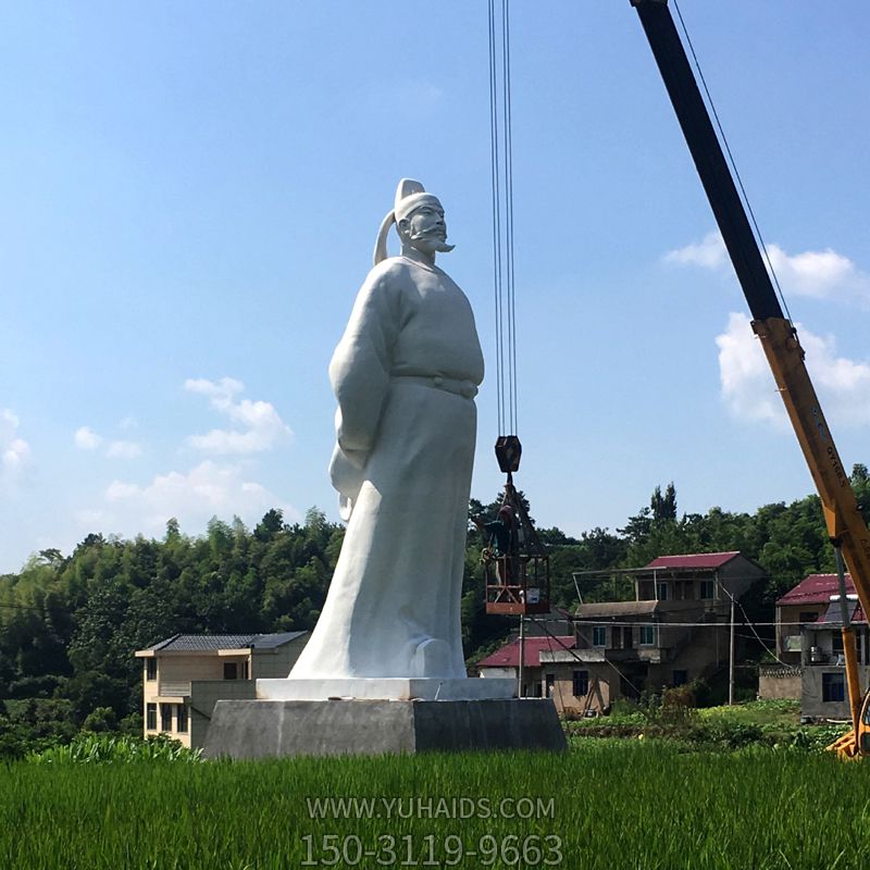 景區(qū)公園大型漢白玉詩(shī)仙李白雕塑