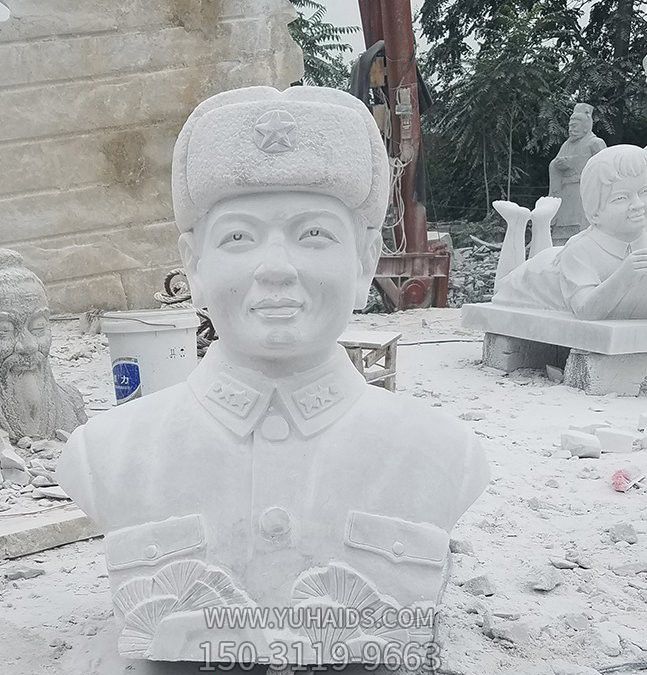 大理石校園雷鋒雕塑