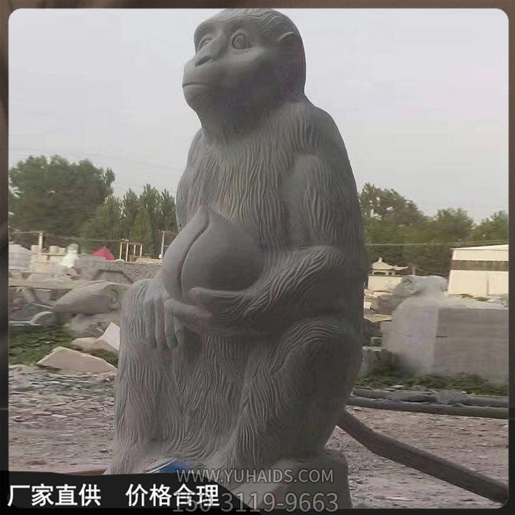 庭院景區(qū)大理石雕刻動物雕塑