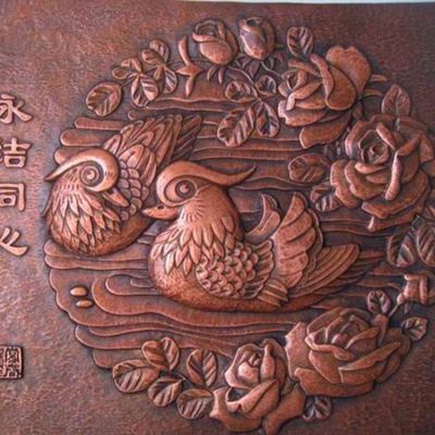 庭院室內創(chuàng)意銅雕壁畫雕塑