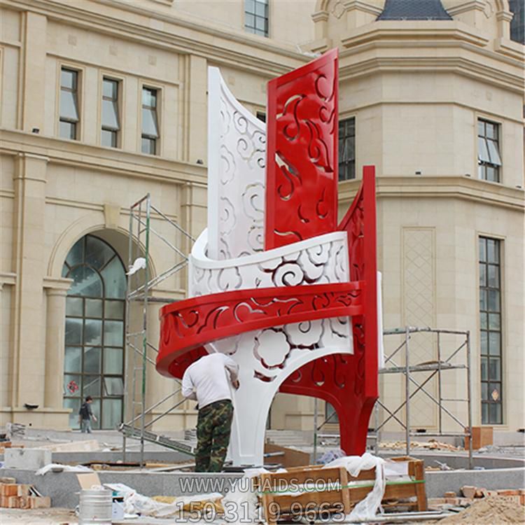 園林景觀不銹鋼雕塑制作 城市特色標志雕塑